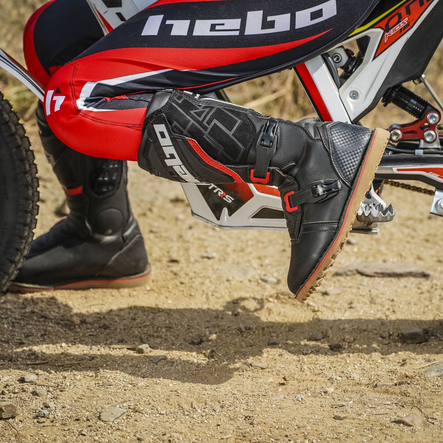Hebo Trials Kids Tech 2.0 Micro Boots Black