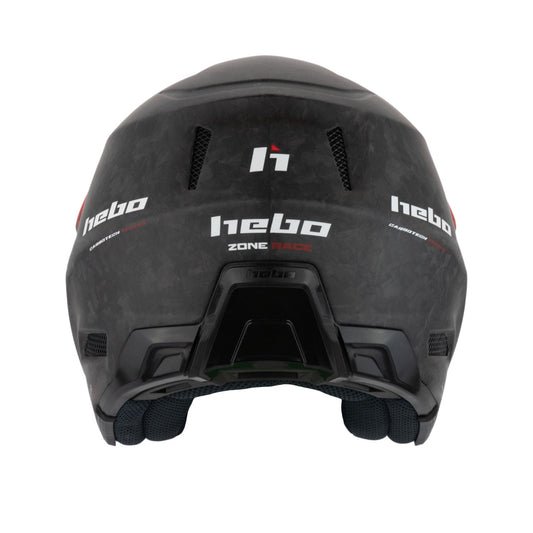 Hebo Trials Zone Race Carbon Forged Matt Helmet Black