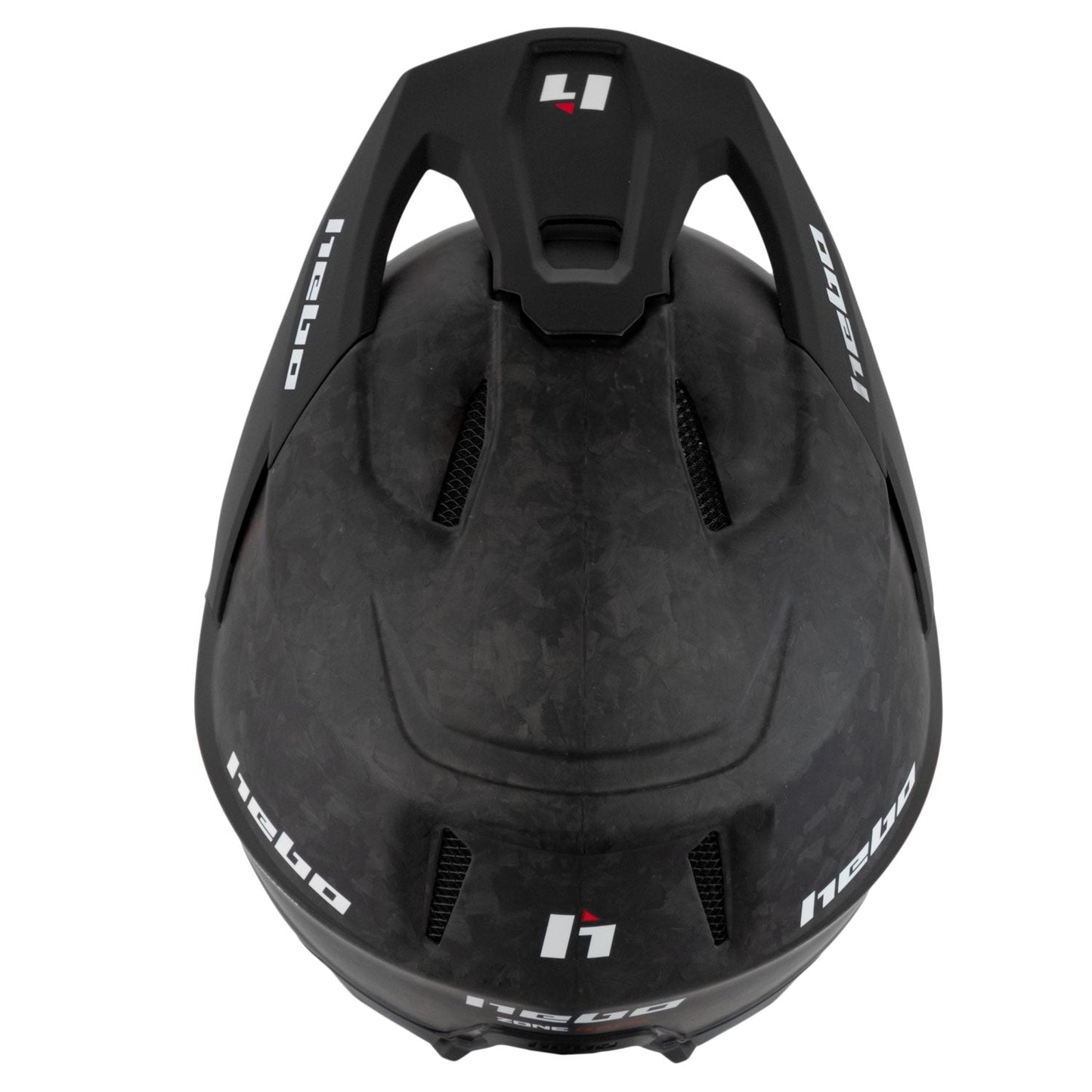 Hebo Trials Zone Race Carbon Forged Matt Helmet Black