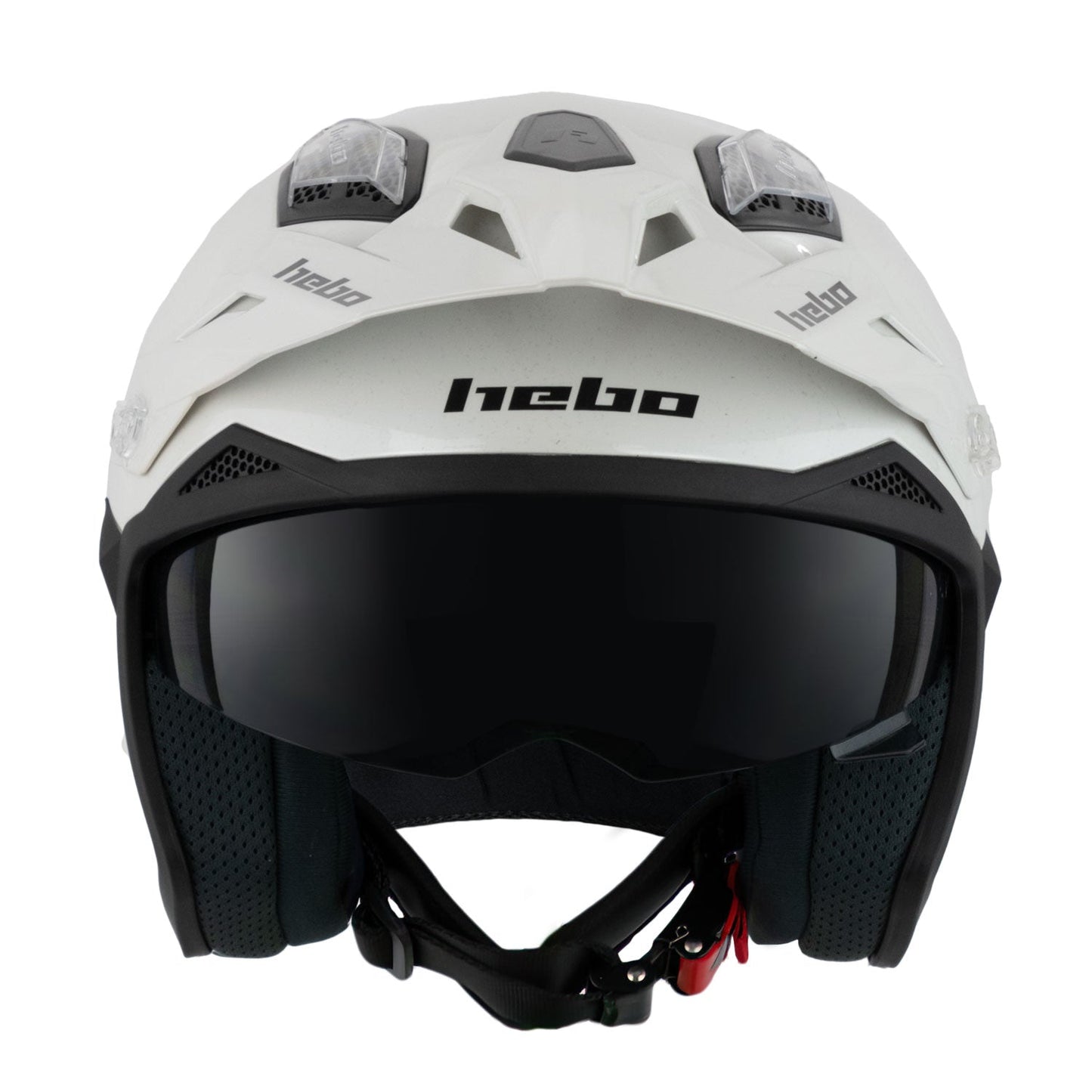 Hebo Trials Zone 5 Monocolor Helmet White
