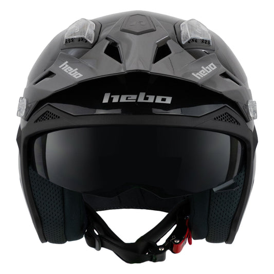 Hebo Trials Zone 5 Monocolor Helmet Black