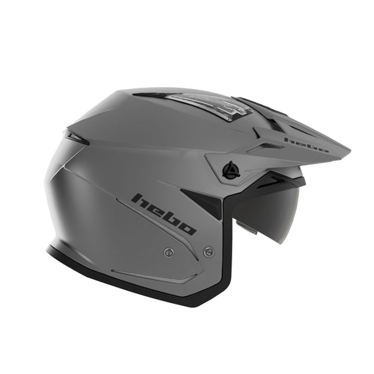 Hebo Trials Zone 5 Duo Helmet Grey