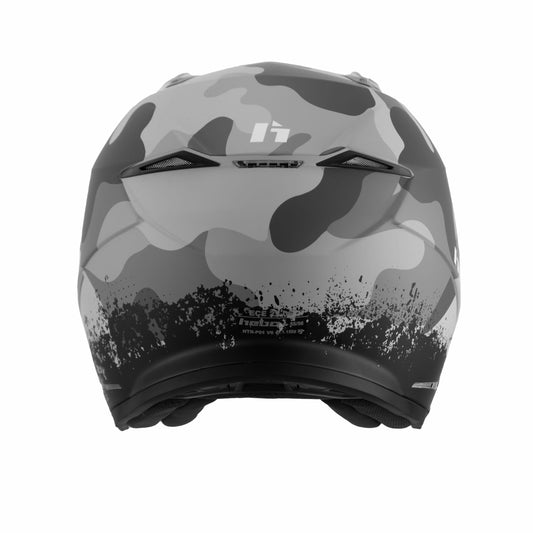 Hebo Trials Zone 5 Camo Helmet Black