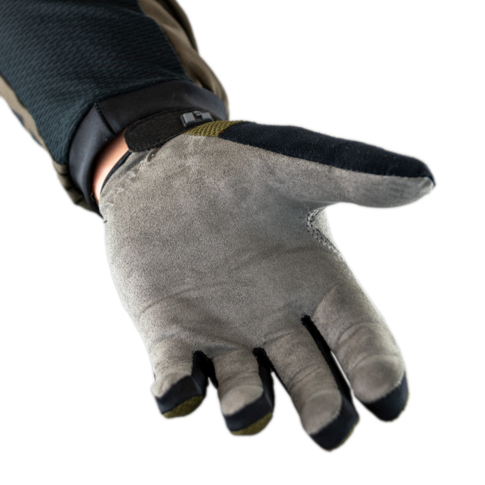 Hebo Trials Nano Pro Gloves Khaki