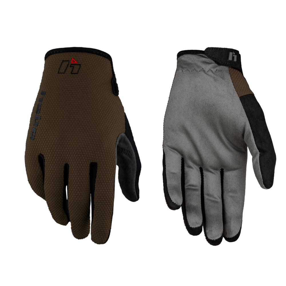 Hebo Trials Nano Pro Gloves Khaki