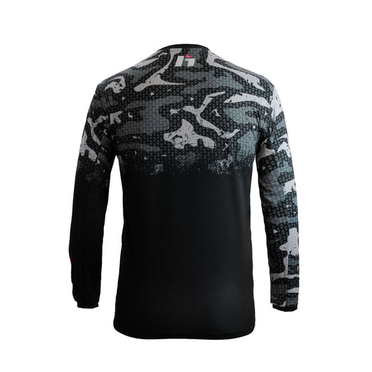 Hebo Trials Pro Junior Camo Jersey Black
