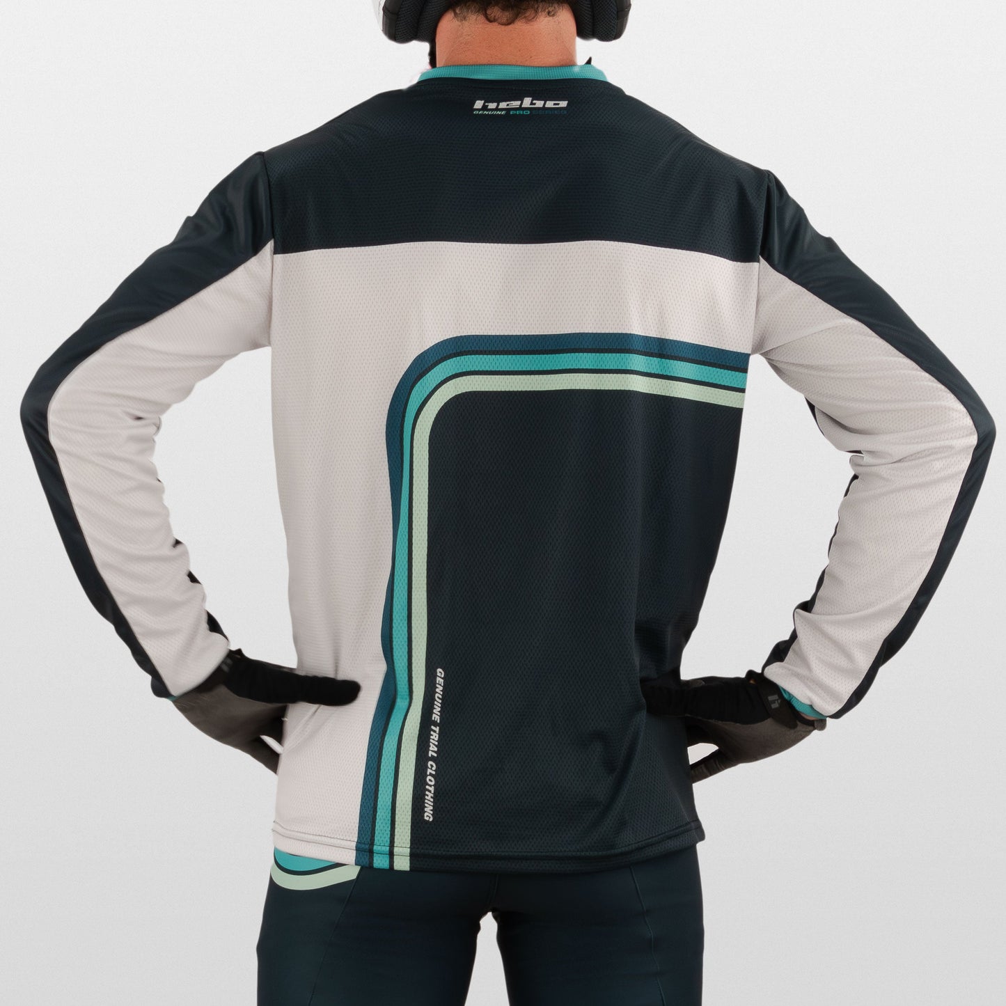 Hebo Trials Pro Retro Jersey Green