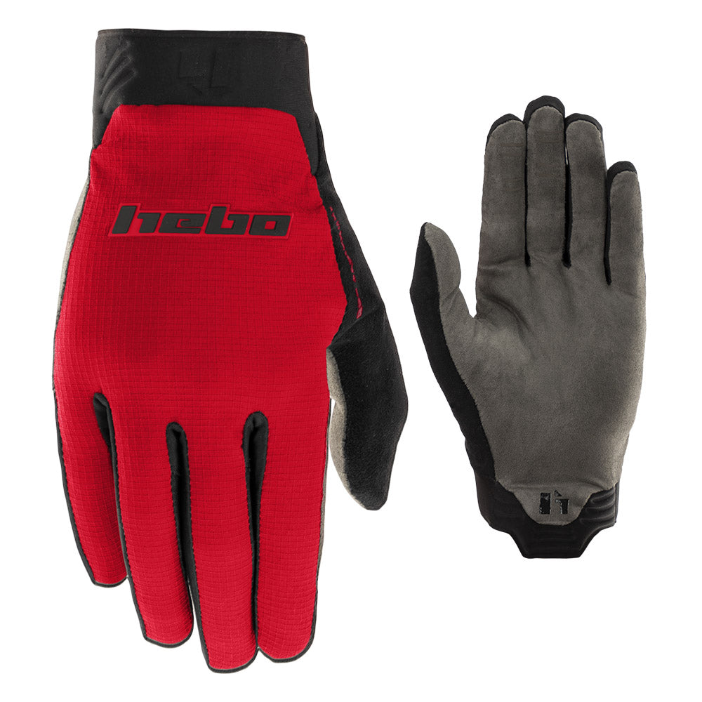 Hebo Trials Tech Gloves Red