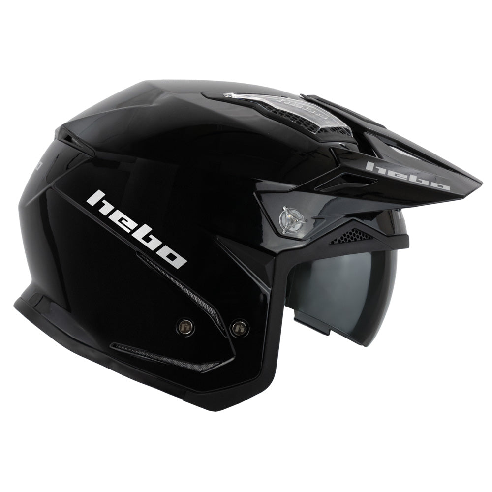 Hebo Trials Zone 5 Monocolor Helmet Black