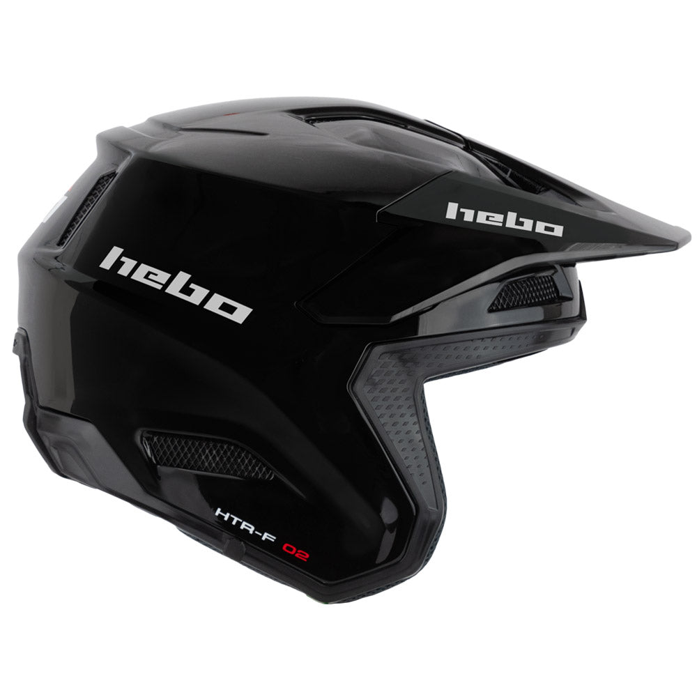 Hebo Trials Zone Pro Monocolor Helmet Black