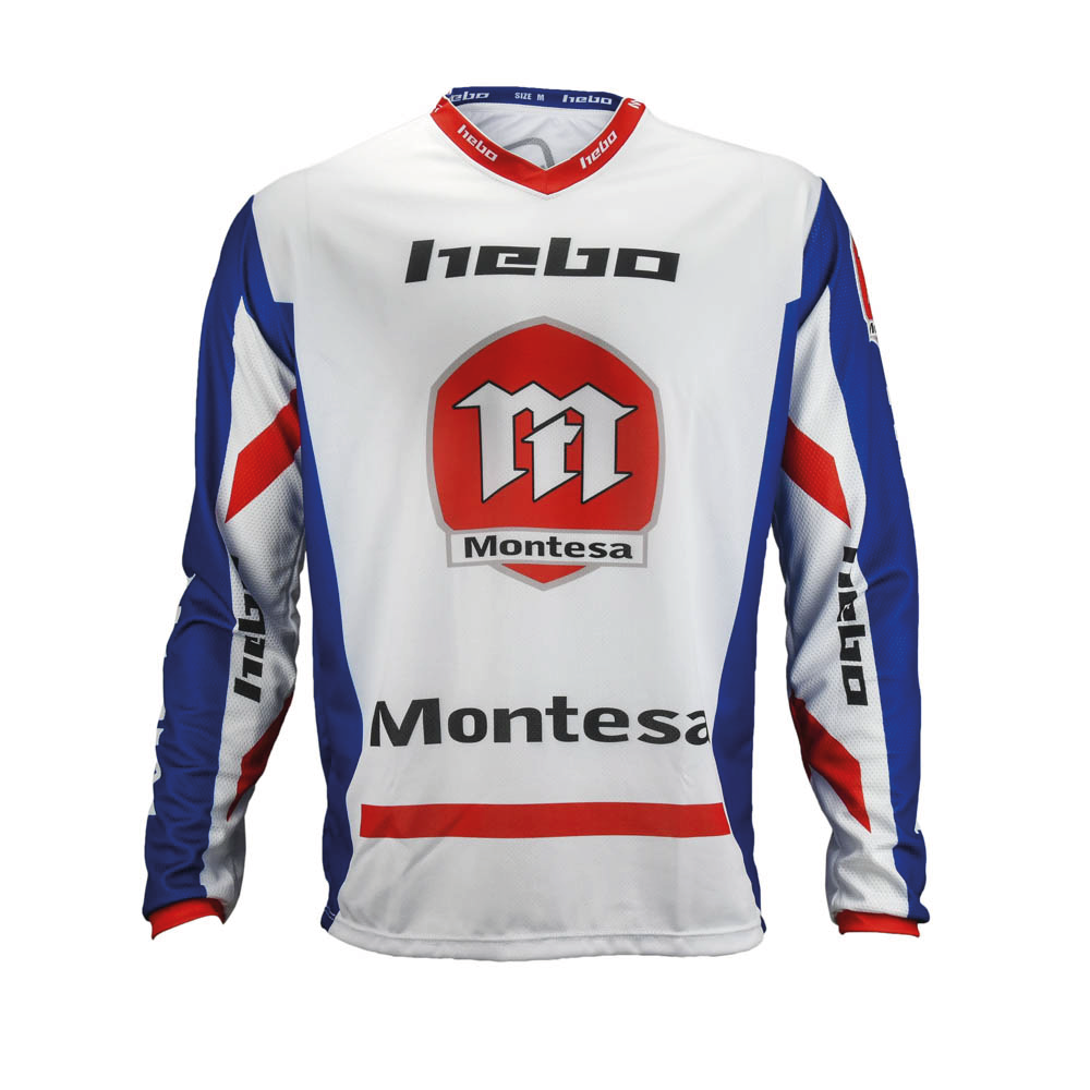 Hebo Trials Montesa Classic III Jersey White/Blue