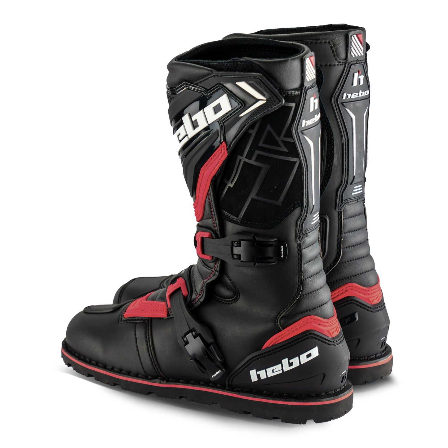 Hebo Trials Tech 3.0 Micro Boots Red