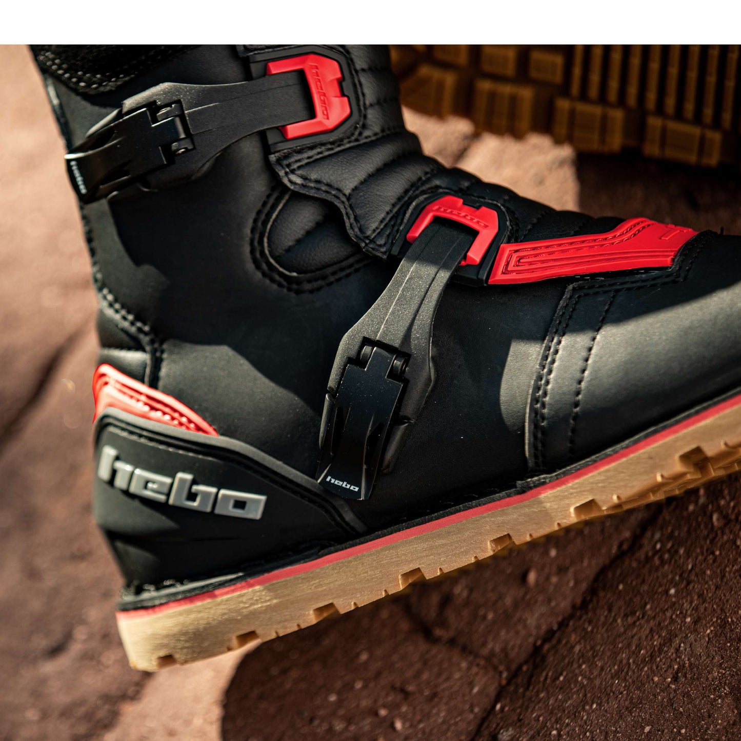 Hebo Trials Technical 3.0 Micro Boots Red