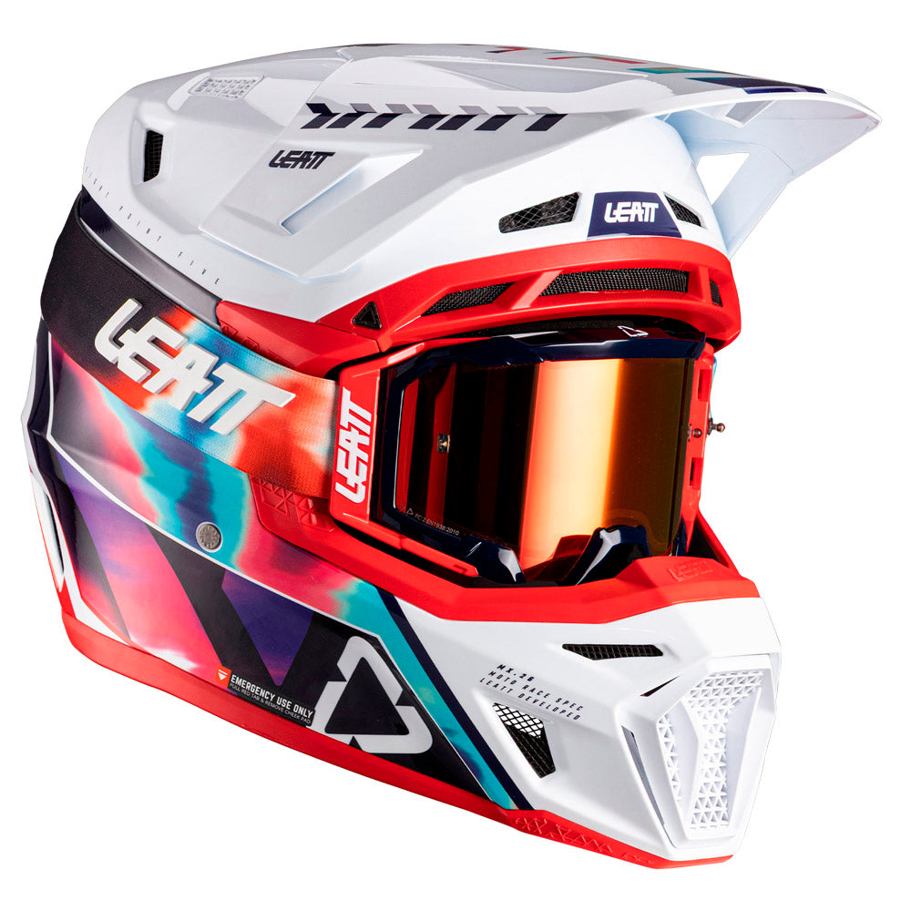 Leatt Moto 8.5 Composite Royal Helmet with 5.5 Goggles