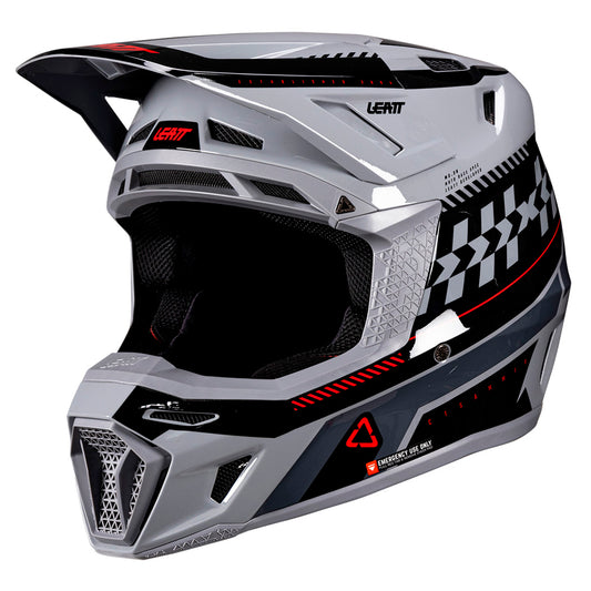 Leatt Moto 8.5 Composite Grey Helmet with 5.5 Goggles