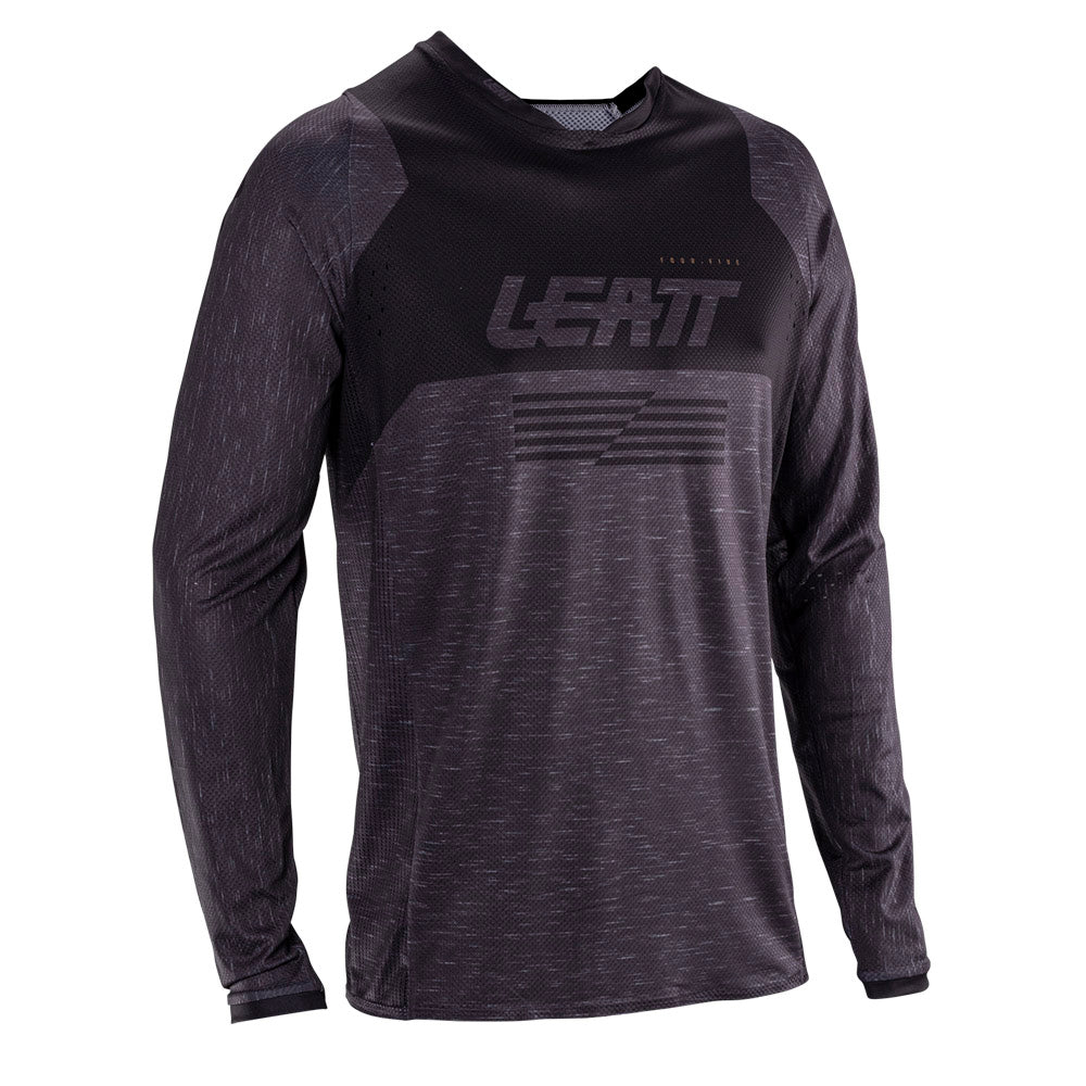 Leatt Moto 4.5 Lite Stealth Black Grey Shirt