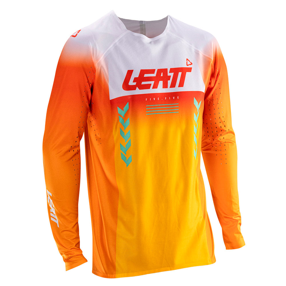 Leatt Moto 5.5 Ultraweld Orange Shirt
