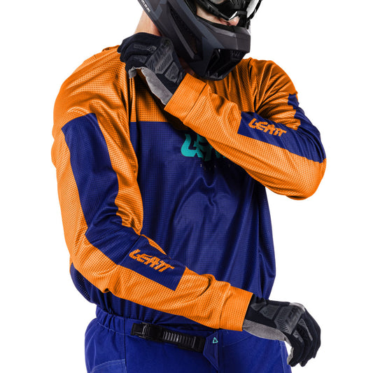 Leatt Junior Moto 3.5 Orange Kit Combo