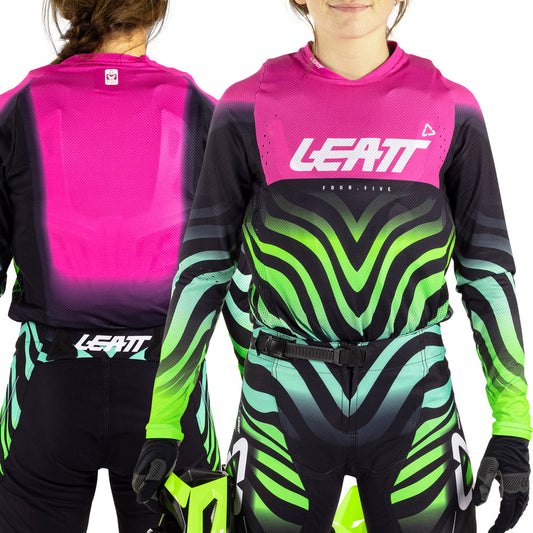 Leatt Junior Moto 4.5 Tiger Pink Shirt