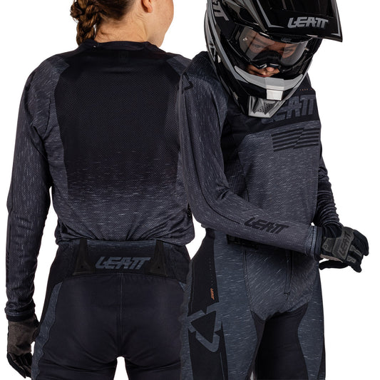 Leatt Junior Moto 4.5 Stealth Black Grey Shirt