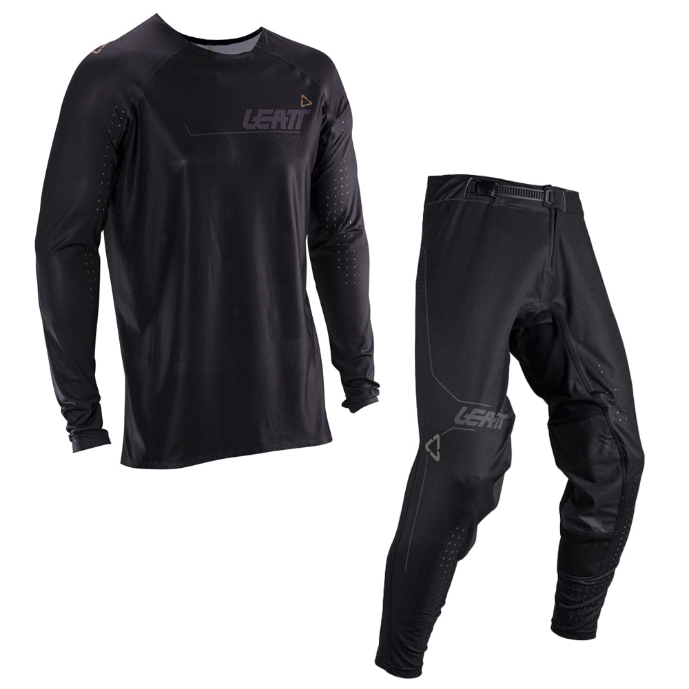 Leatt Moto 5.5 Ultraweld Black Kit Combo
