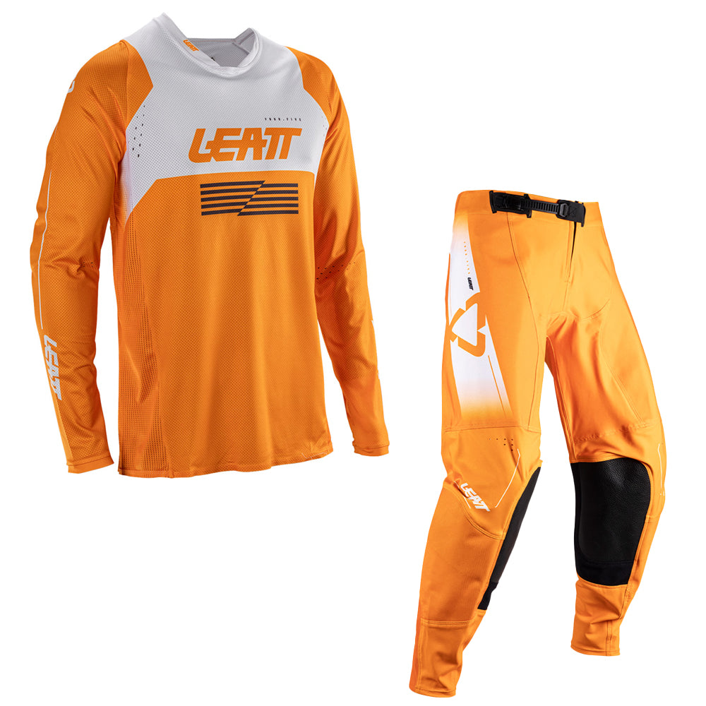 Leatt Moto 4.5 Lite Orange Kit Combo