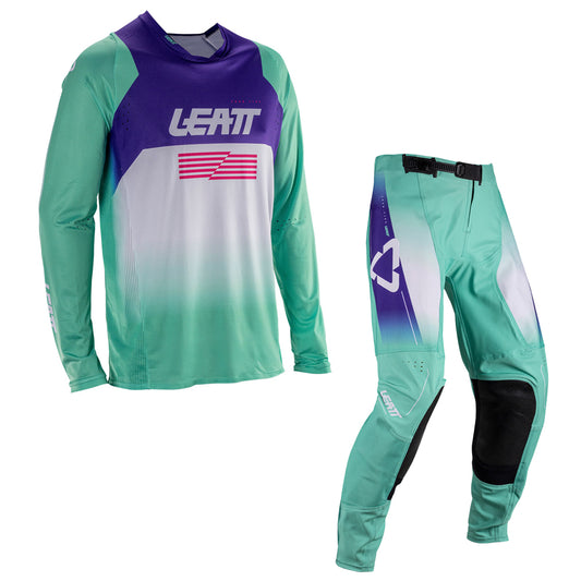 Leatt Moto 4.5 Lite Purple Kit Combo