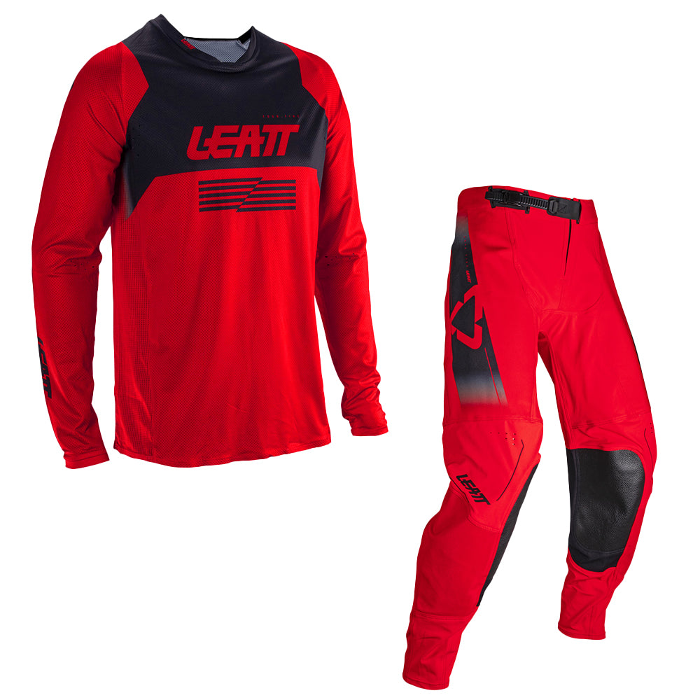 Leatt Moto 4.5 Lite Red Kit Combo