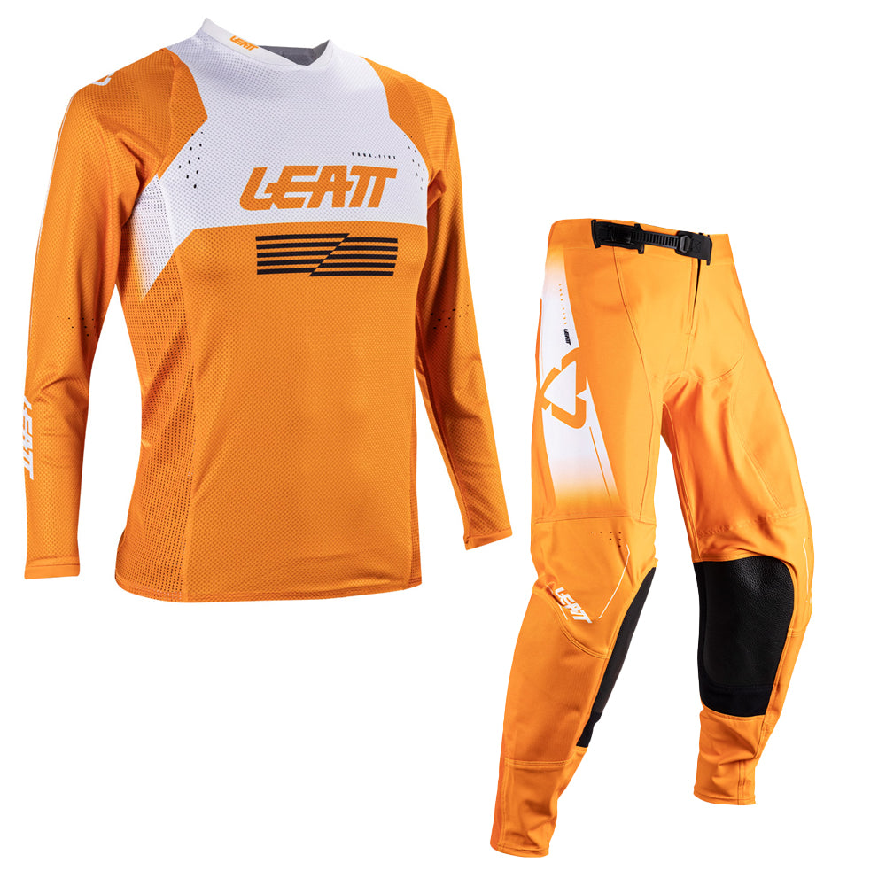 Leatt Junior Moto 4.5 Orange Kit Combo