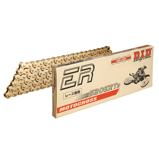 DID Chain ERT3 520X120 Gold & Gold Racing