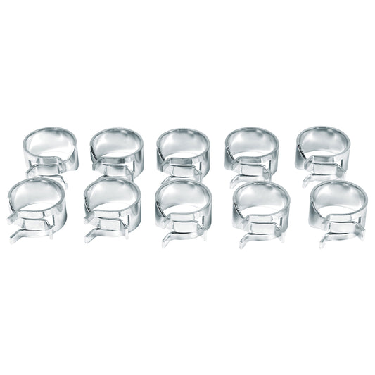 9mm Fuel Hose Clamps - 10 Pack