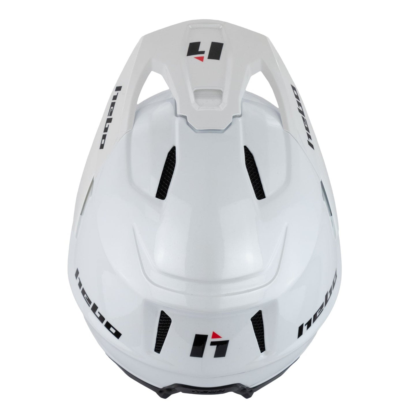 Hebo Trials Zone Pro Monocolor Helmet White