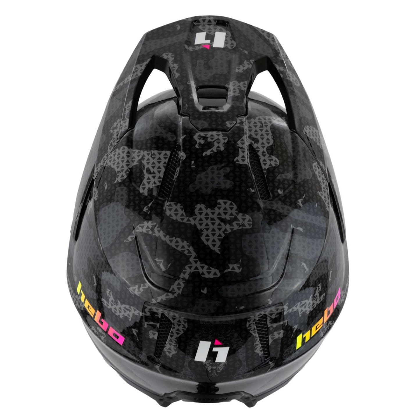 Hebo Trials Zone Pro Camo Helmet Black