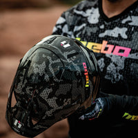 Hebo Trials Zone Pro Camo Helmet Black