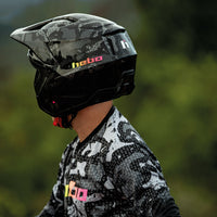 Hebo Trials Zone Pro Camo Helmet Black