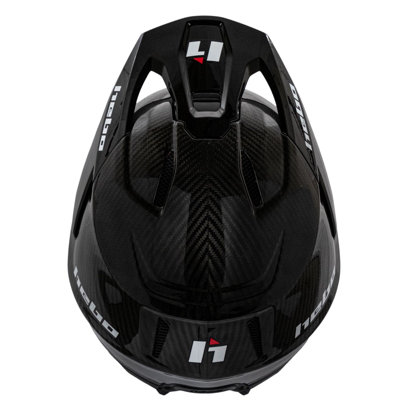 Hebo Trials Zone Race Carbon K3 Gloss Helmet Black