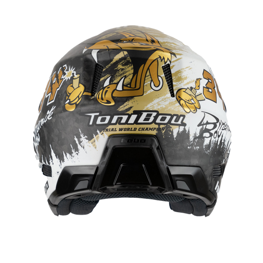 Hebo Trials Zone Race Toni Bou Limited Edition Helmet White