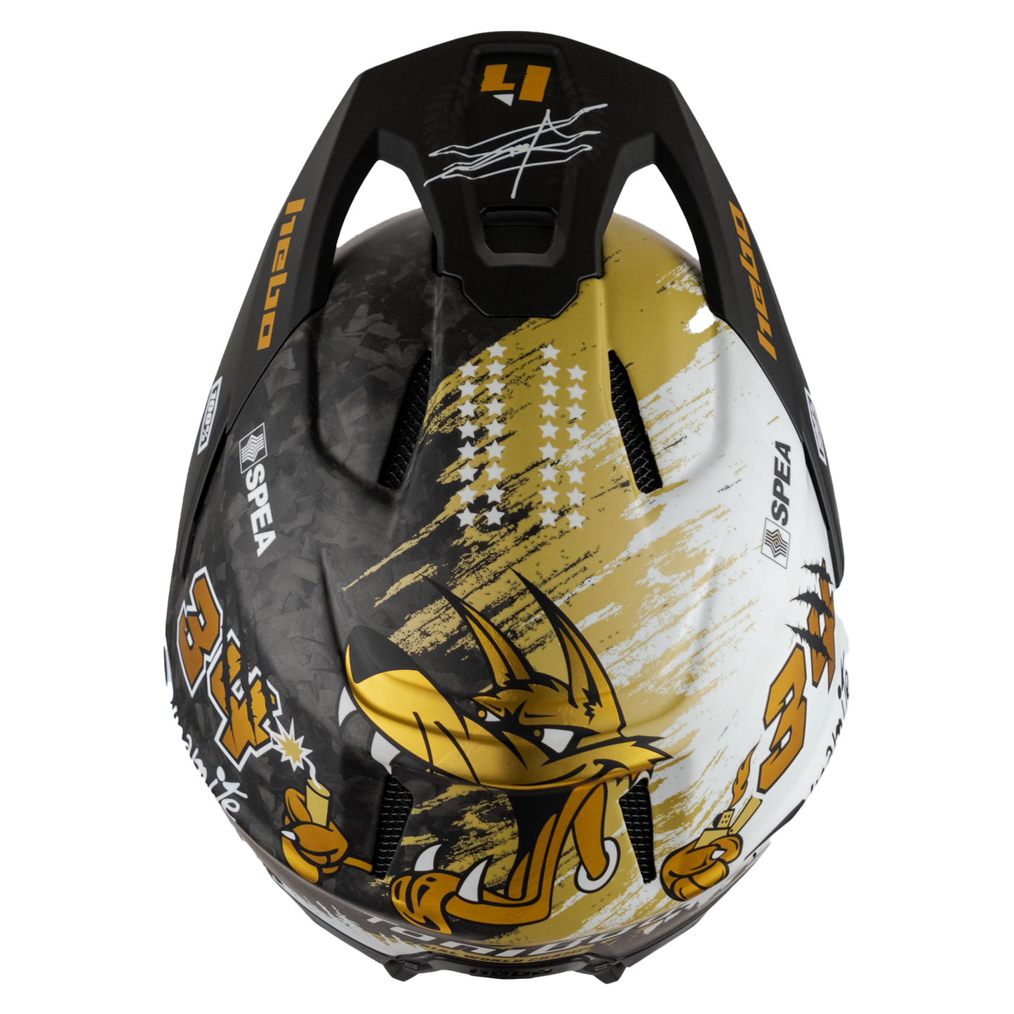 Hebo Trials Zone Race Toni Bou Limited Edition Helmet White