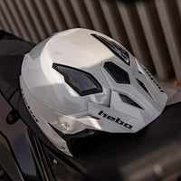 Hebo Trials Zone 5 Monocolor Helmet White