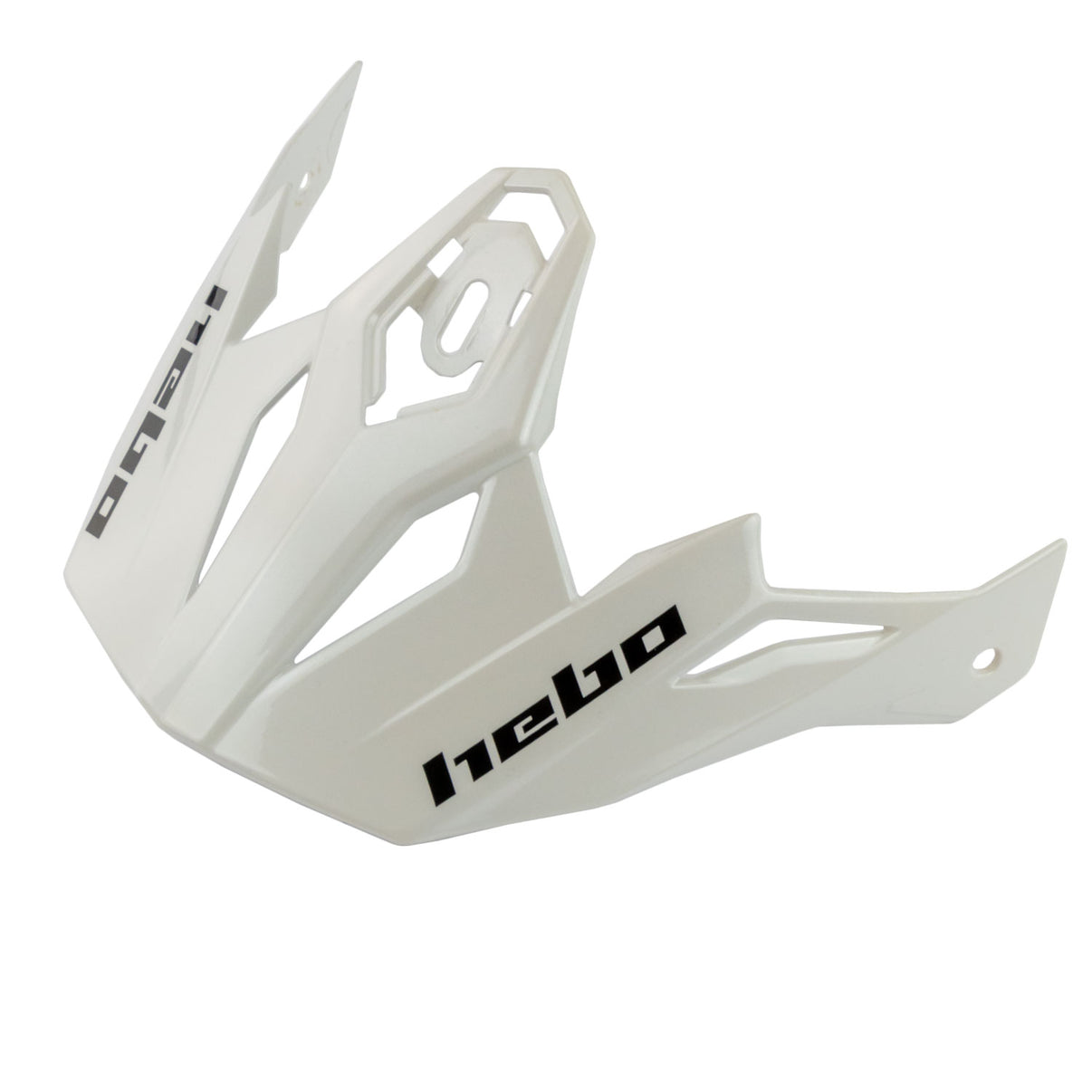 Hebo Trials Helmet Peak Zone 5 Mono White