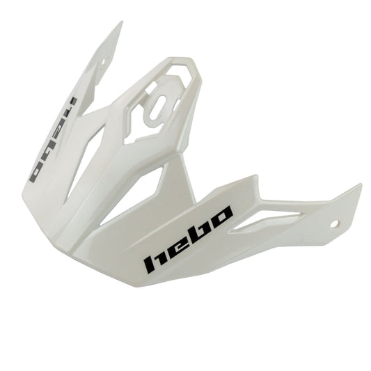 Hebo Trials Helmet Peak Zone 5 Mono White