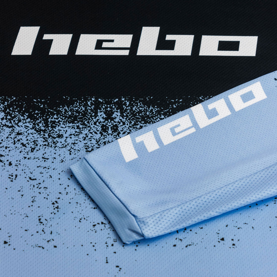Hebo Trials Kids Pro 24 Dripped Jersey Blue