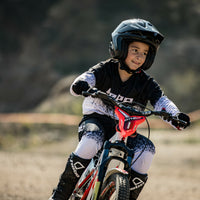 Hebo Trials Kids Pro 24 Dripped Pants White