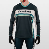 Hebo Trials Pro Retro Jersey Green