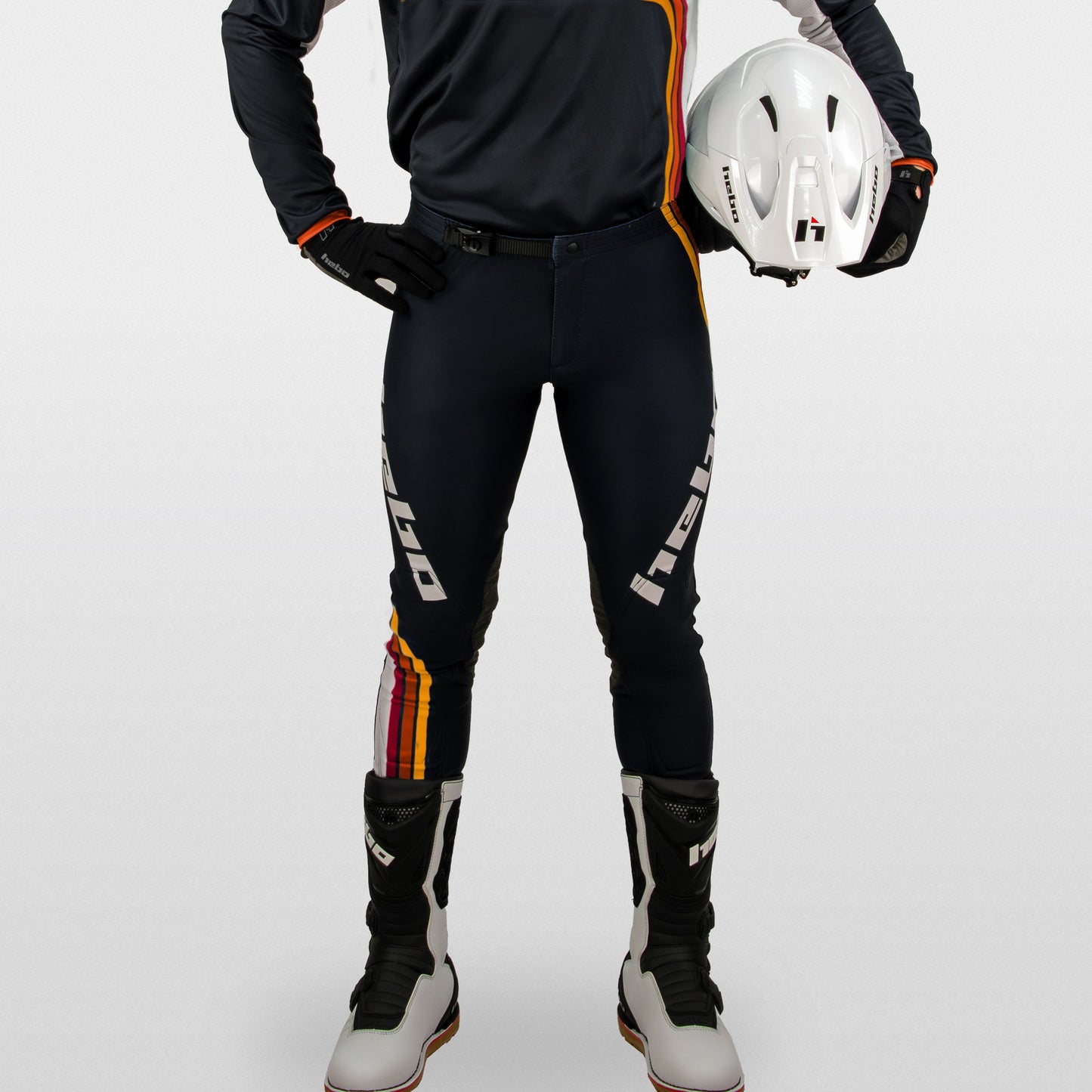 Hebo Trials Pro Retro Pants Red