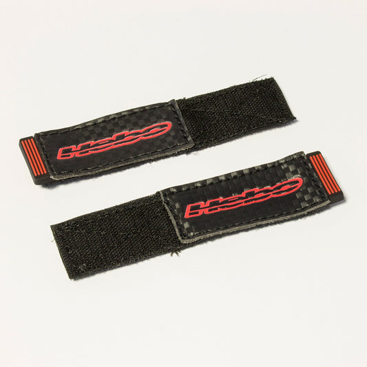 Hebo Trials Boot Replacement Extension Straps Black/Red