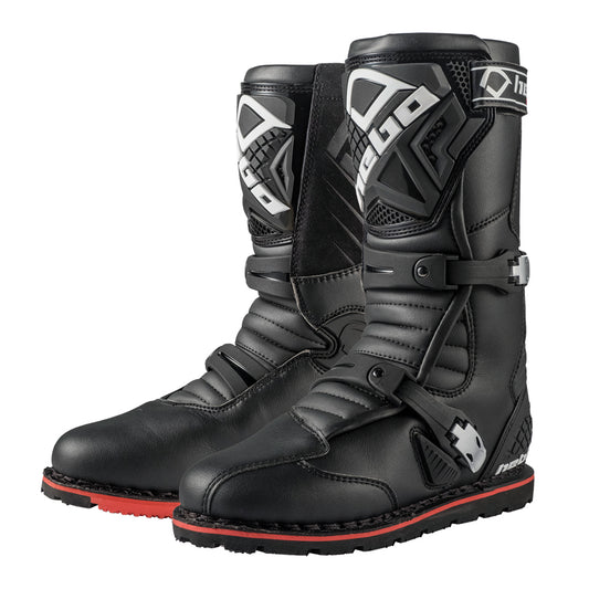 Hebo Trials Tech 2.0 Leather Boots Black