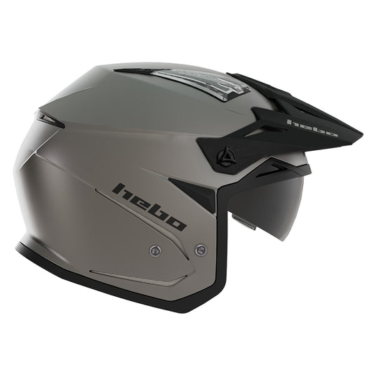 Hebo Trials Zone 5 Duo Helmet Grey
