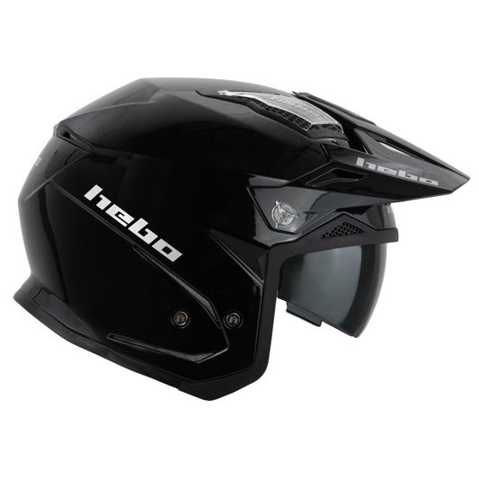 Hebo Trials Zone 5 Monocolor Helmet Black