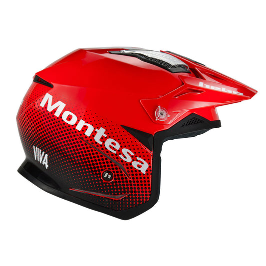Hebo Trials Zone 5 Montesa Classic Helmet Red